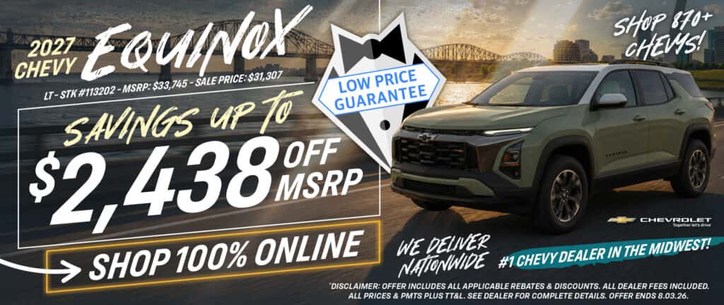 2027 Chevy Equinox - Savings Up To $2,438 Off MSRP