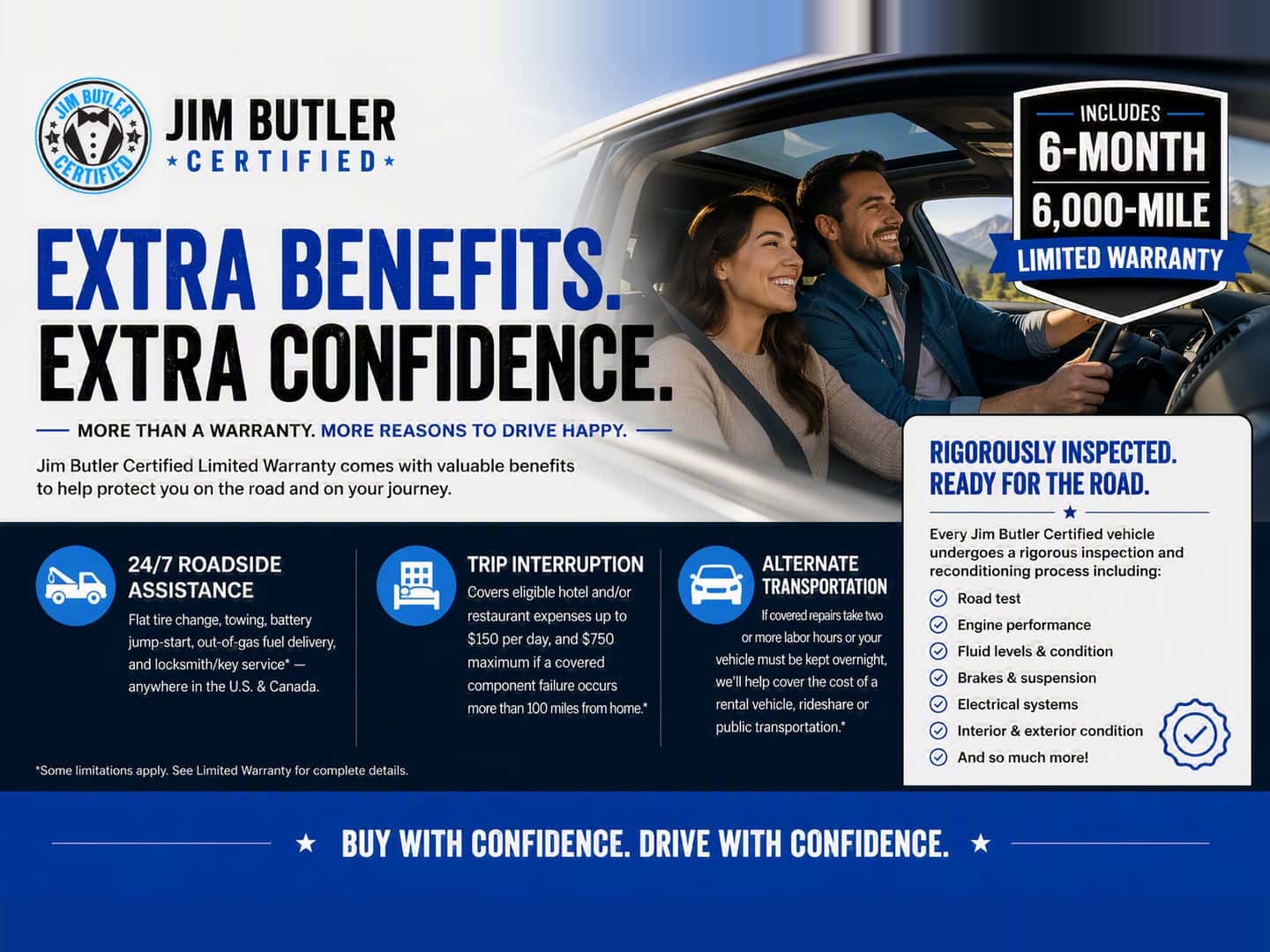 Extra Benefits. Extra Confidence
