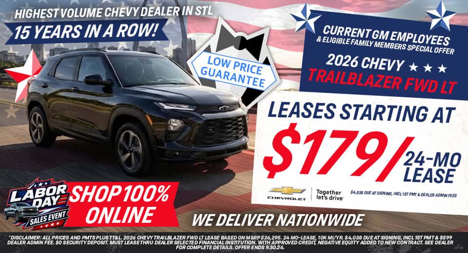 GMC Trailblazer Lease Special