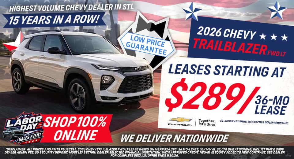 Chevrolet Trailblazer Lease Special