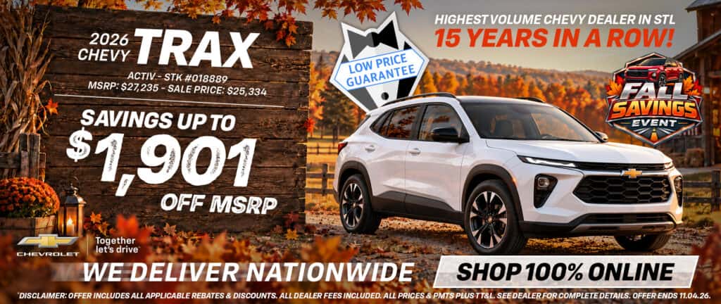 2026 Chevy Trax - Savings Up To $1,901 Off MSRP