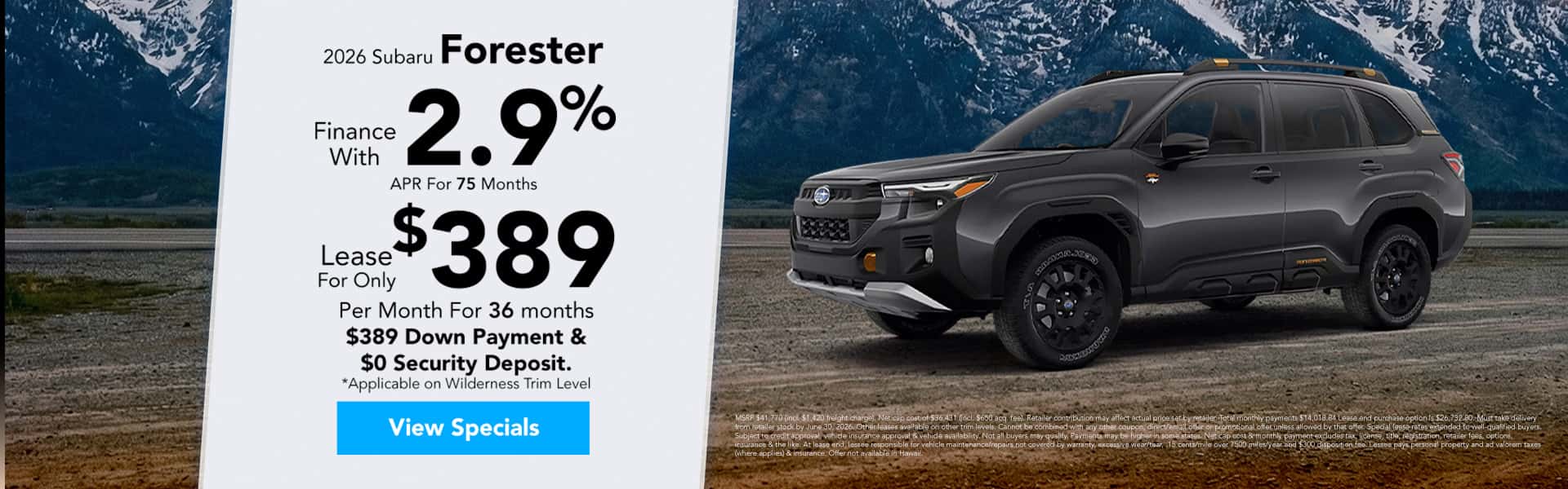 June 2026 Forester