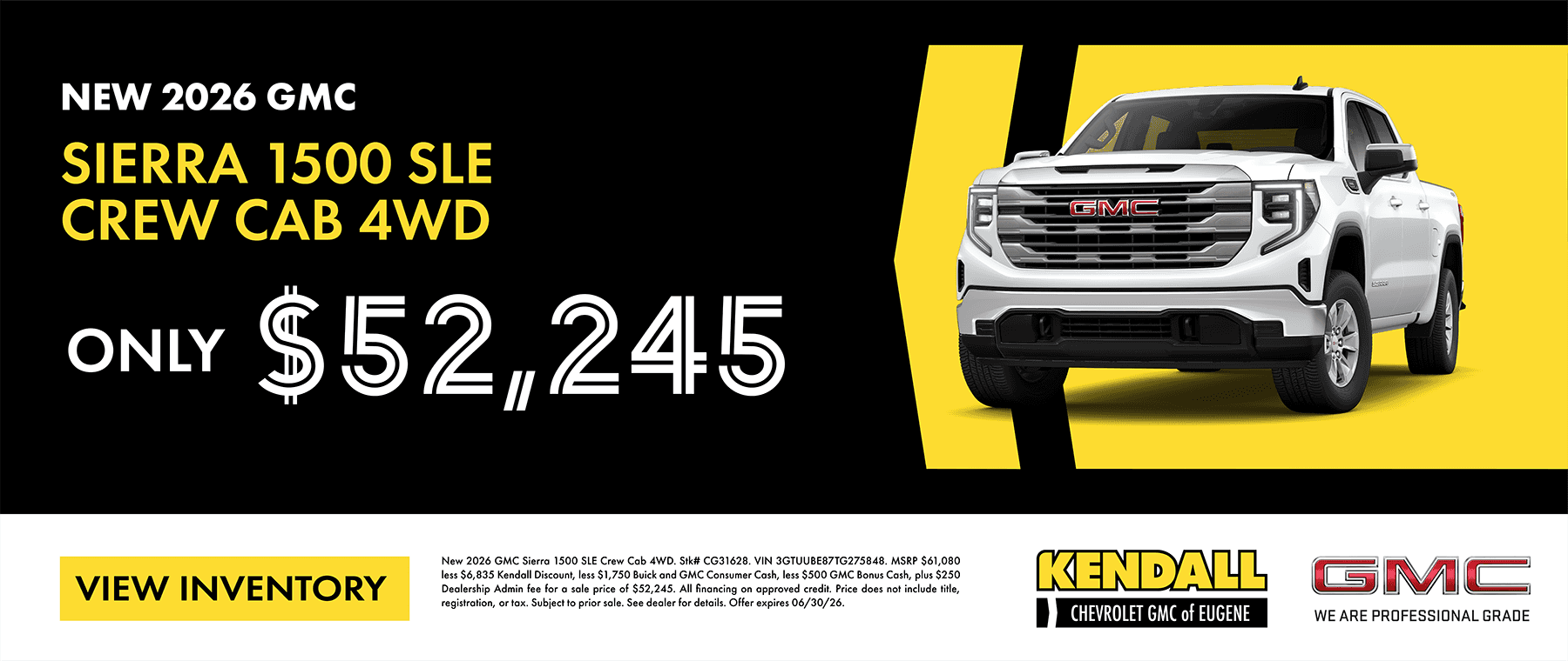 26616 eugche jun26 web banners_1800x760_Sierra 1500 SLE Crew Cab 4WD.png