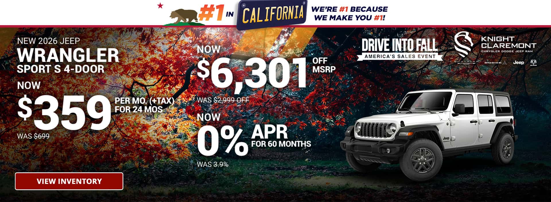 New 2026 Jeep Wrangler Sport S 4-Door