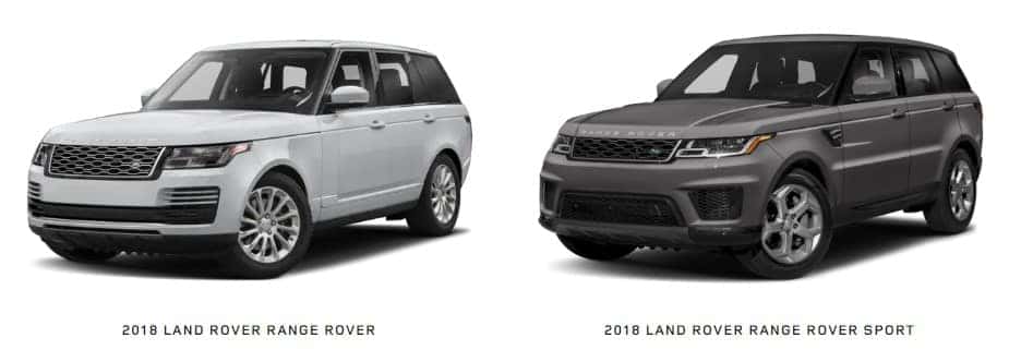 2018 Land Rover Range Rover vs. 2018 Land Rover Range Rover Sport ...