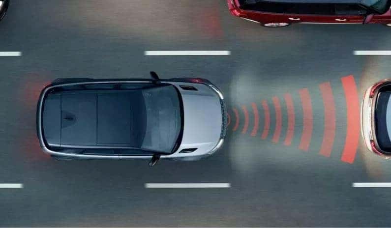 2025 Range Rover Sport equipped with advanced safety features, including driver assistance technology and 360-degree camera system.