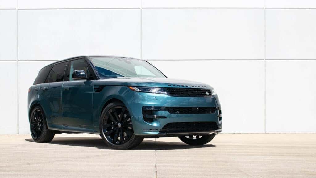 2025 Range Rover Sport at Land Rover Naperville highlighting business tax advantages, Section 179 eligibility, and bonus depreciation opportunities for Illinois business owners.