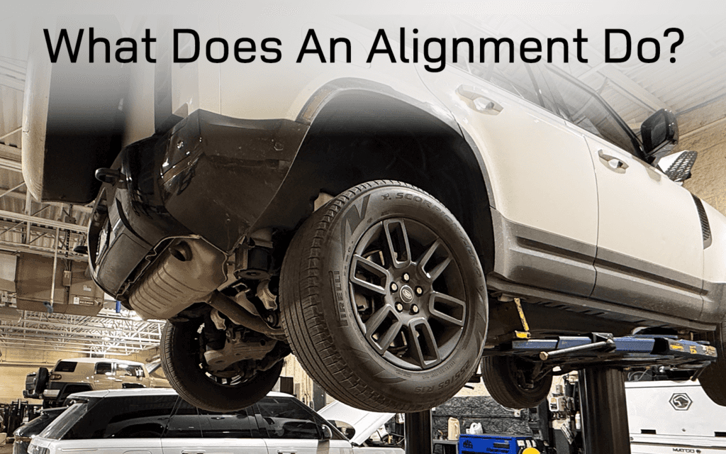 Land Rover Wheel Alignment at Land Rover Naperville in Naperville, IL.