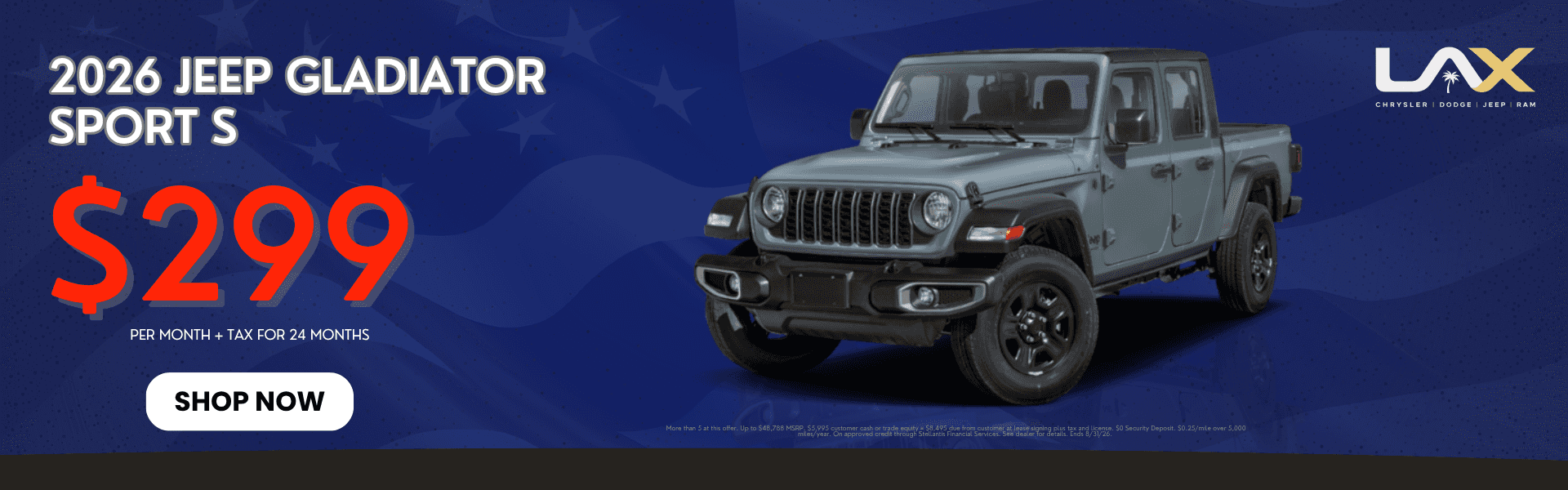 2026 JEEP GLADIATOR SPORT S