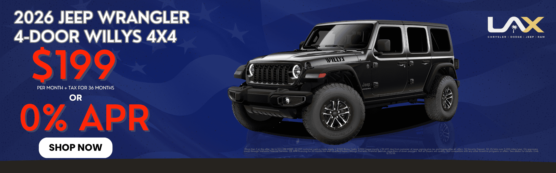 2026 WRANGLER 4-DOOR WILLYS 4X4