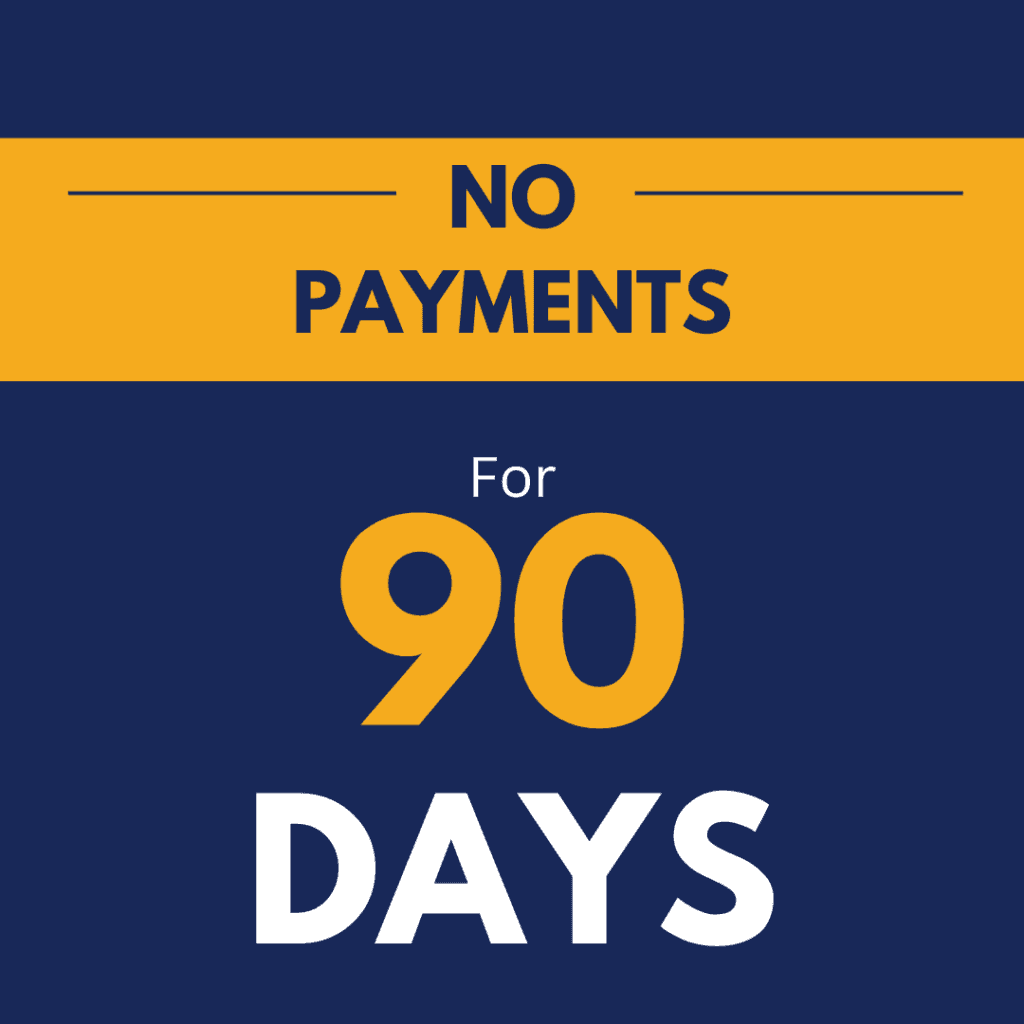 Don't make a car payment until the end of the year!
