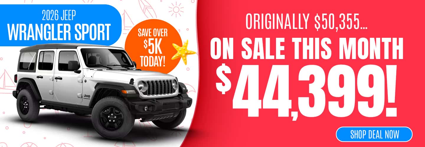2026 Jeep Wrangler Sport June Price Desktop Offer Slide