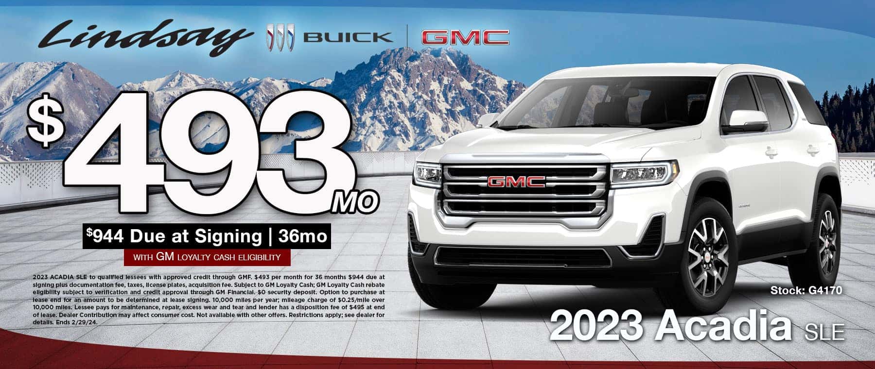 Lease Specials Lindsay Buick GMC