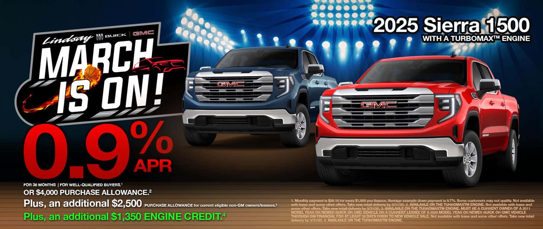 0.9% Sierra 1500 Finance Deal