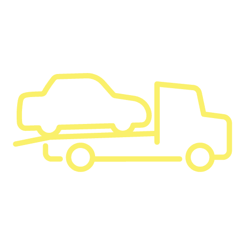 icon trasporting a vehicle