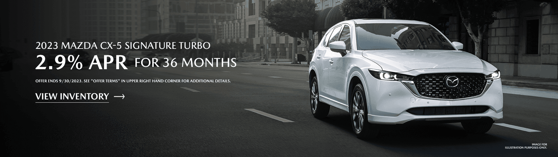 2023 Mazda CX-5 Signature Turbo Subtext: 2.9% APR for 36 mo.