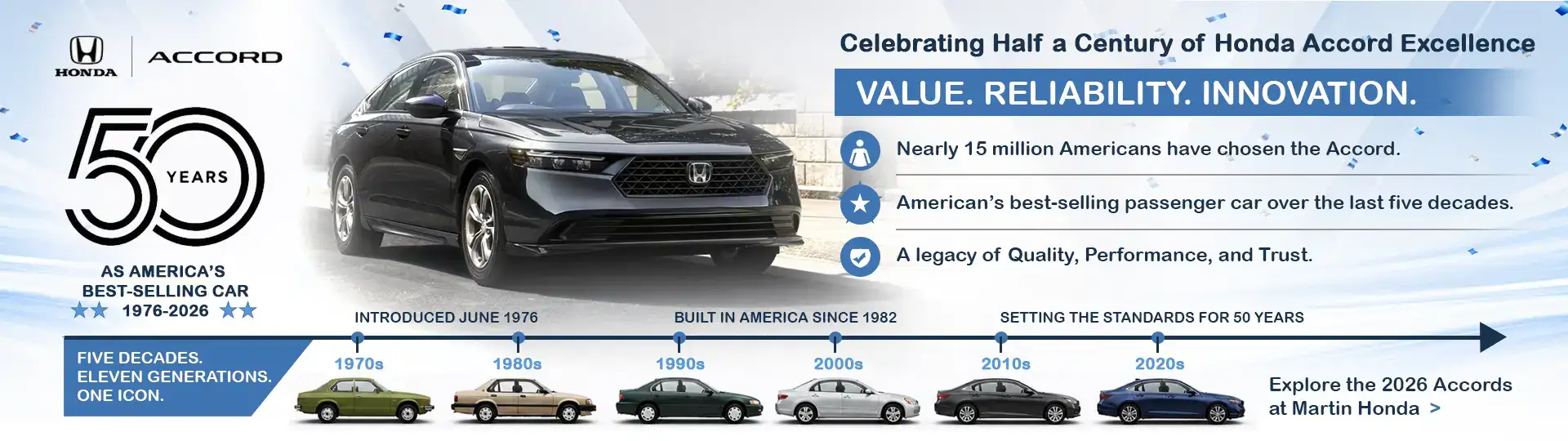 Honda Accord 50th Anniversary