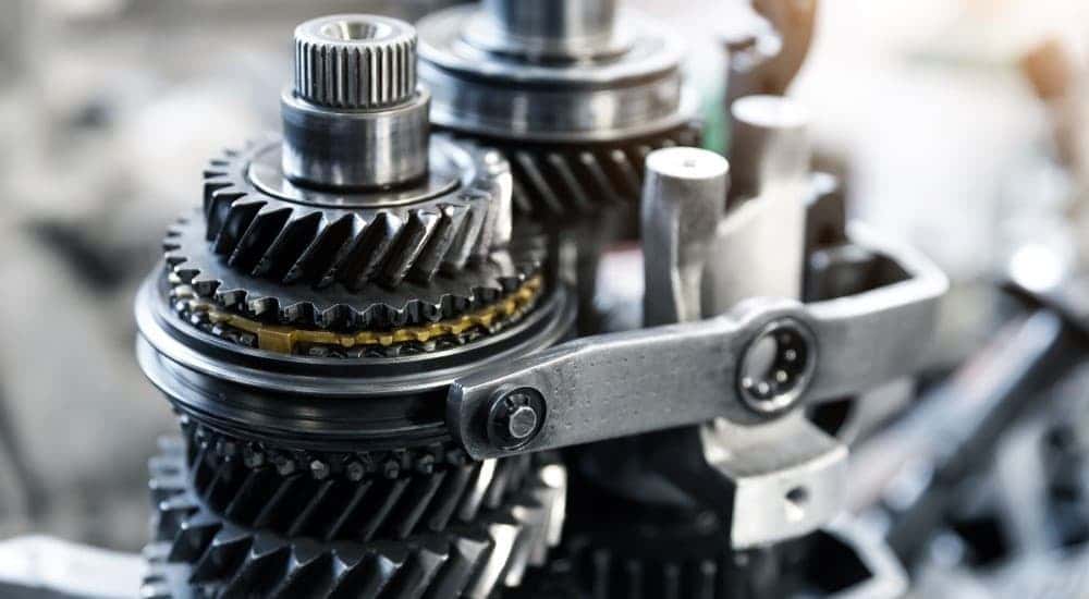 Transmission gears and fork 