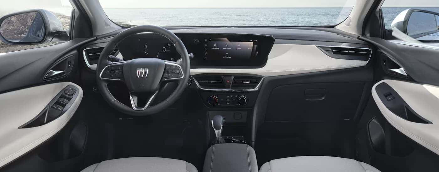 Infotainment and digital gauge cluster on a 2026 Buick Encore GX