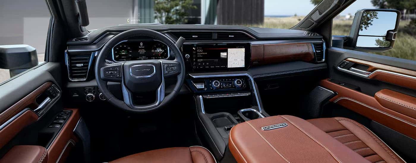 2026 GMC Sierra HD infotainment display.