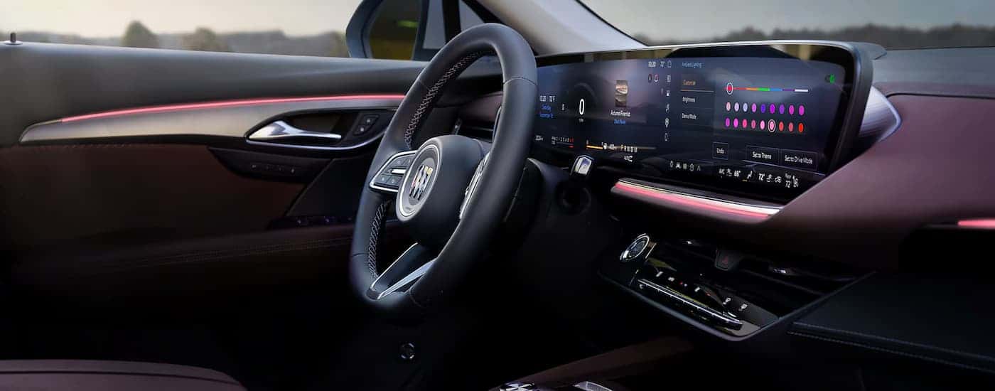 Infotainment and digital gauge cluster on a 2025 Buick Envision