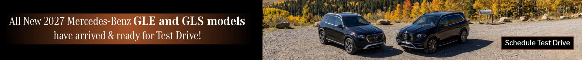All New 2027 Mercedes-Benz GLE and GLS models have arrived & ready for Test Drive!