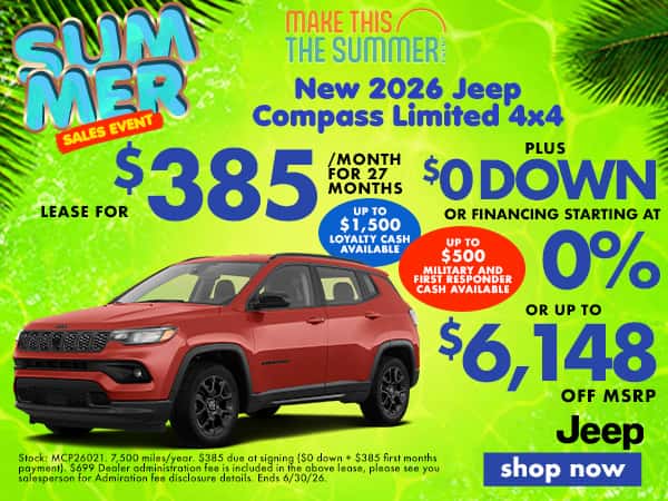   New 2026 Jeep Compass Limited 4x4