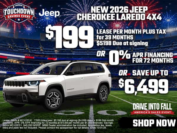 New 2026 Jeep Cherokee Laredo