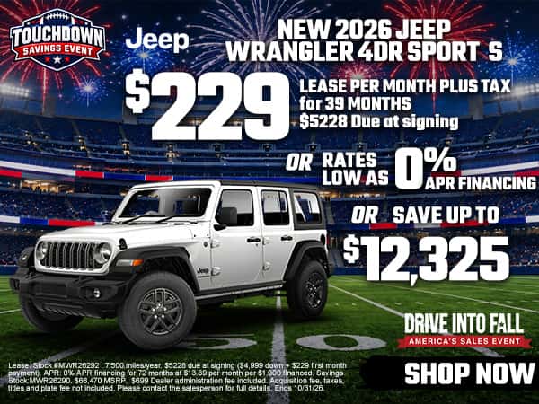 New 2026 Jeep Wrangler 