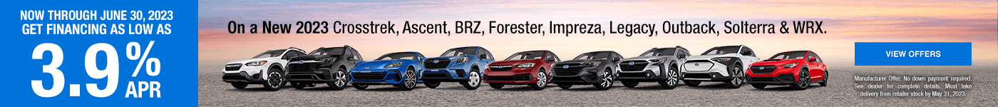 Financing as low as 3.9%!