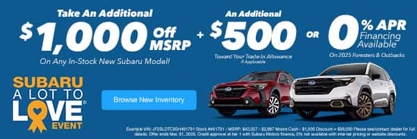 Subaru Deals At Moore
