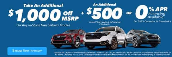 Subaru Deals At Moore