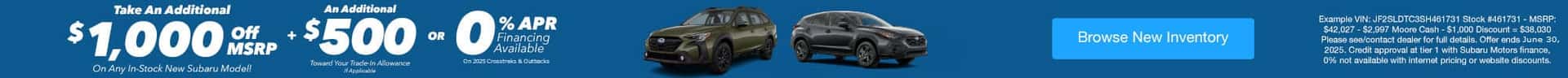 Subaru Deals At Moore