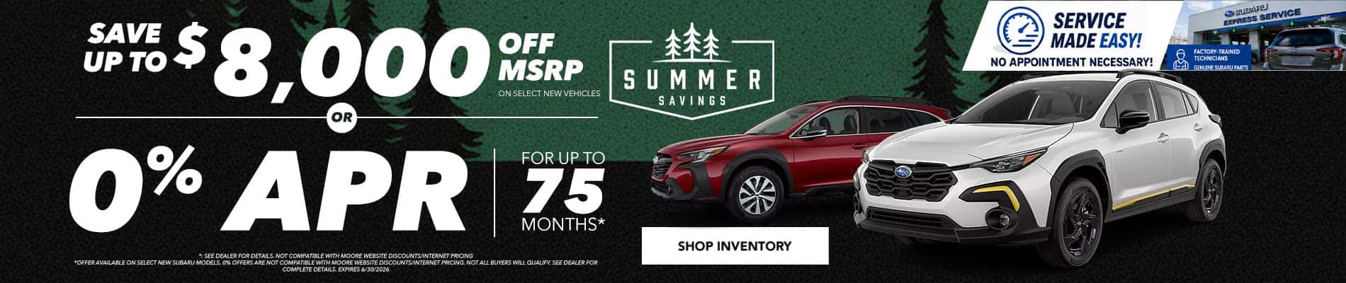 Subaru Deals At Moore