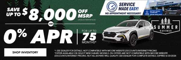 Subaru Deals At Moore