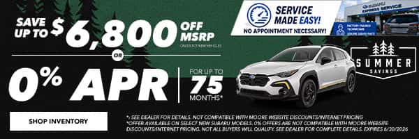 Subaru Deals At Moore