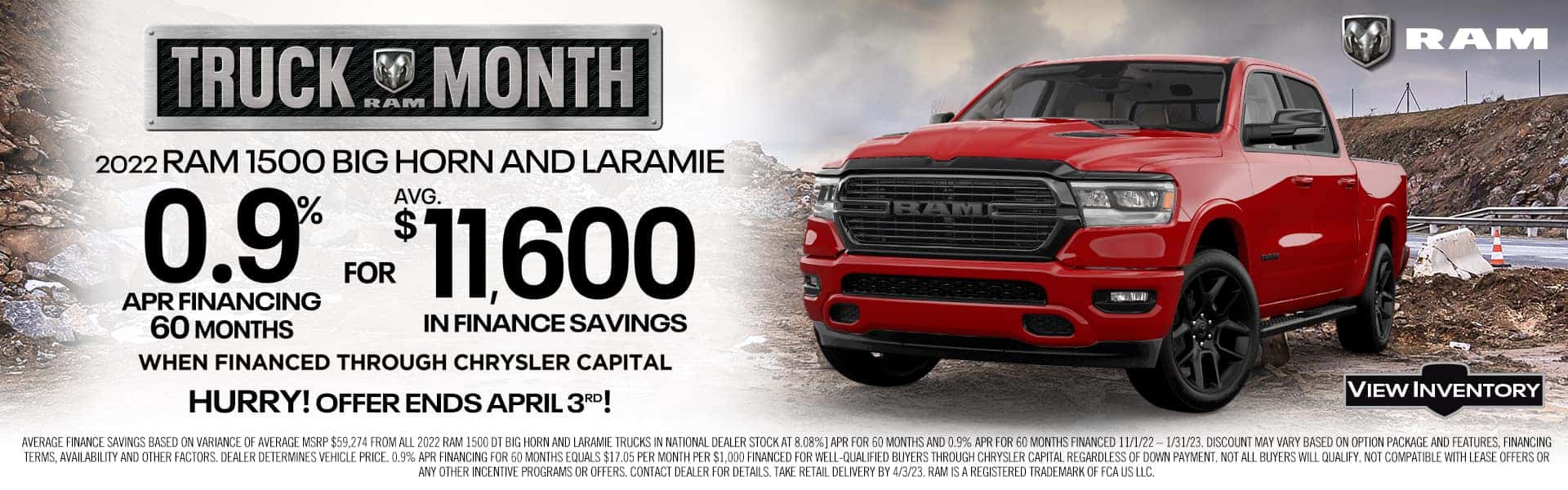 2022 Ram 1500 Big Horn and Laramie