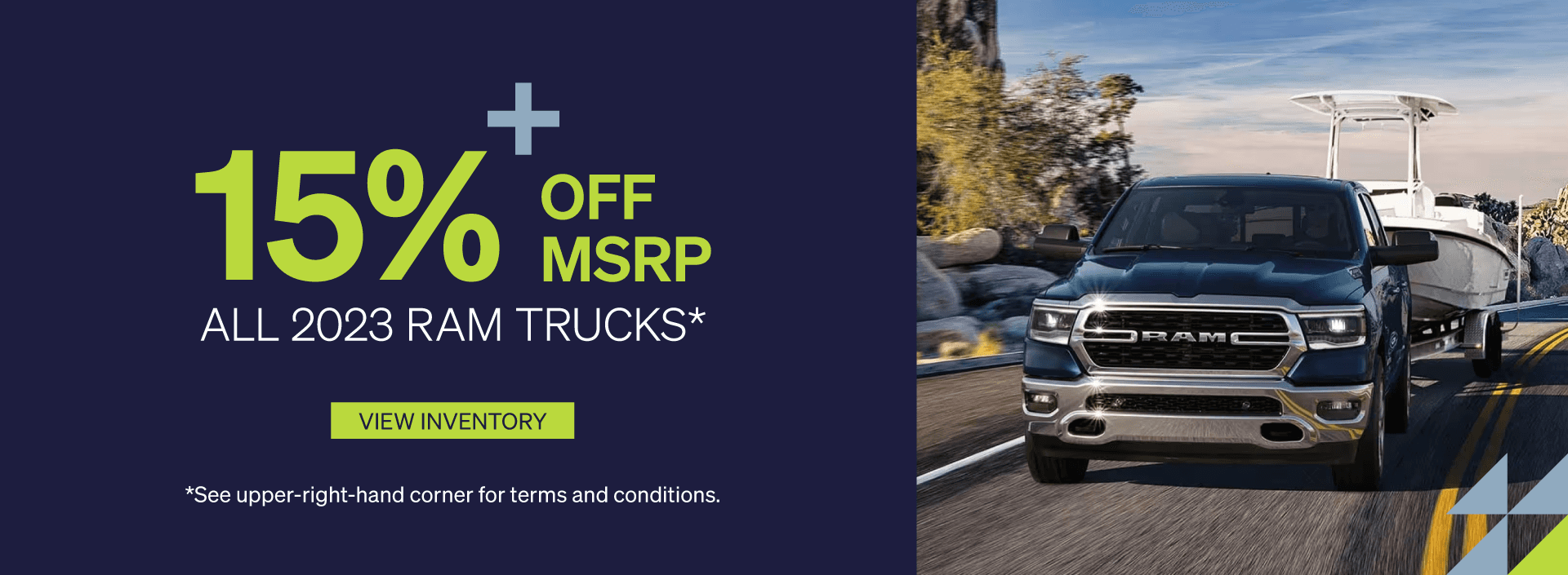 Morrie's Forest Lake CDJR November 2023 Current Offers: 15% off MSRP on All 2023 Ram Trucks