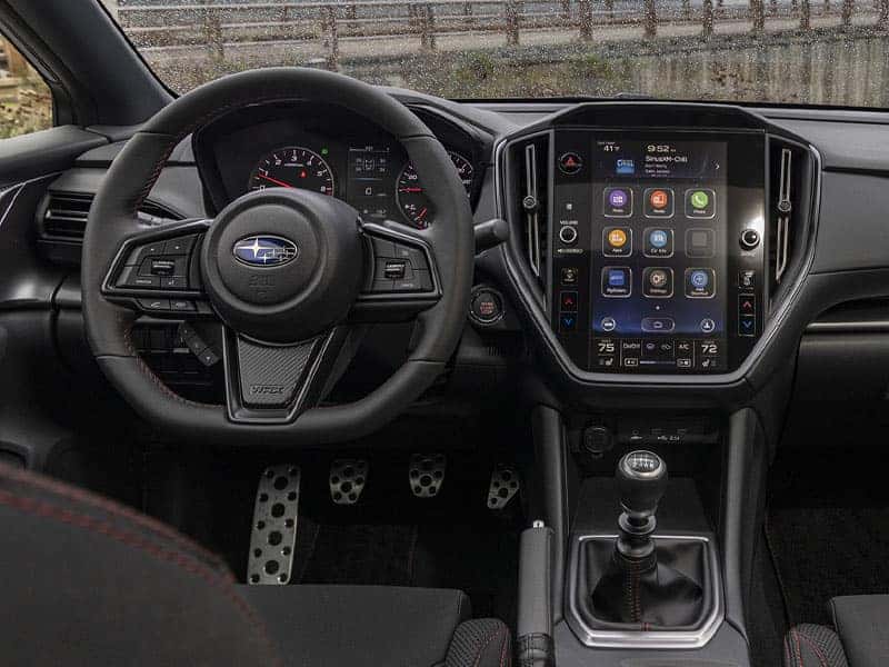 New 2025 Subaru WRX Sports Car Interior Comfort Features and Technology