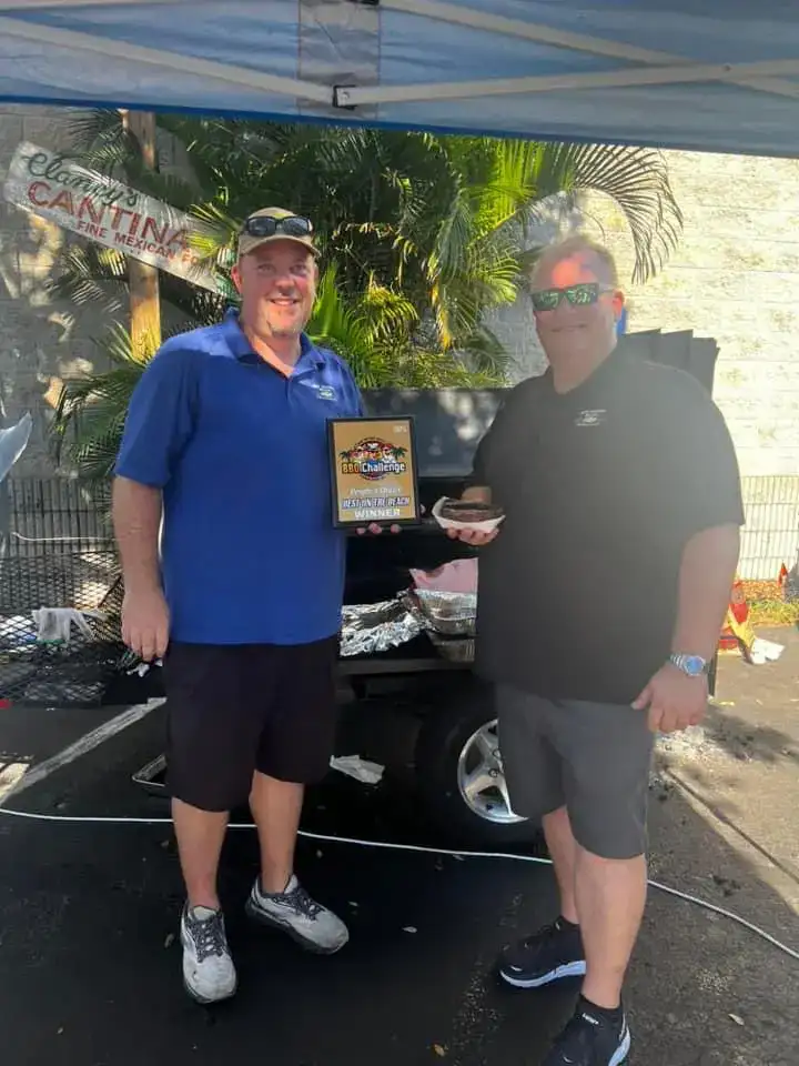 Winning ribs photo from Flagler Ave BBQ Challenge 2024