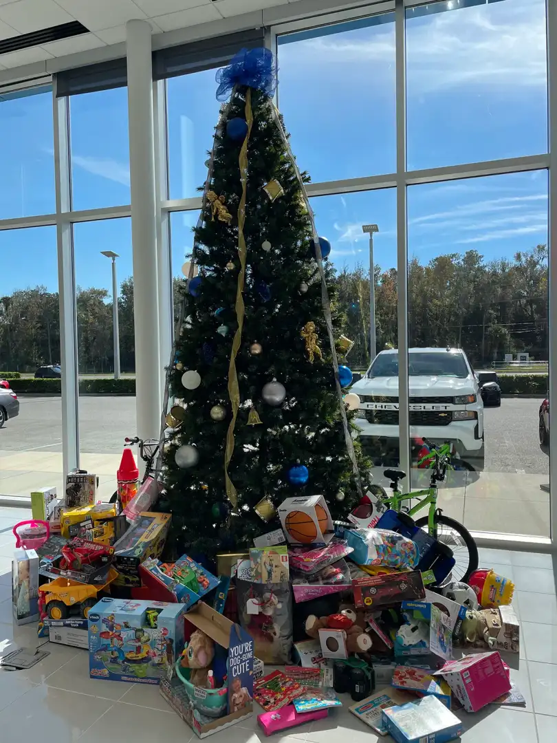 Toy donations collected during Corvette Christmas for Gifts of Love