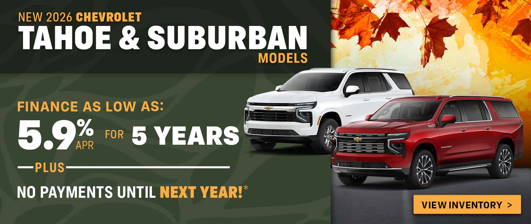 2026 Tahoe & Suburban