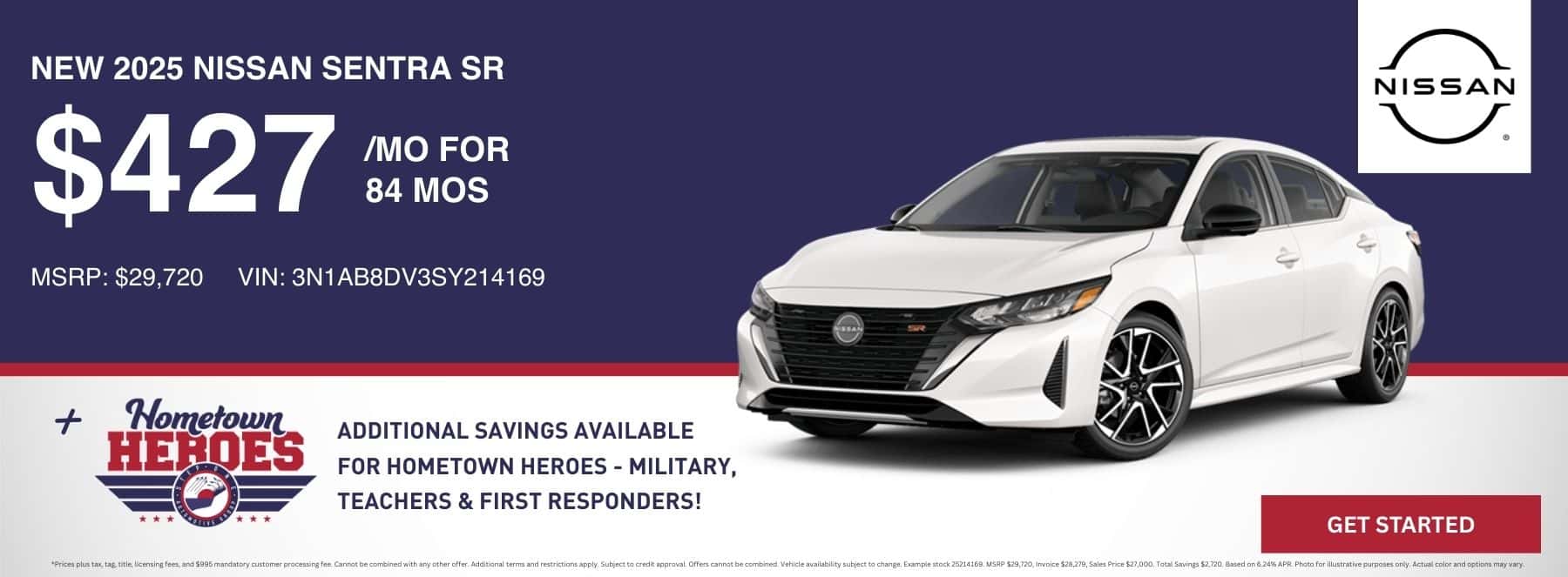 2025 Nissan Sentra SR