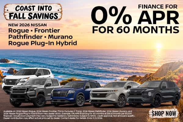 Select New 2026 Nissan Models 