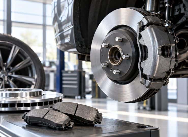 Servicio de pastillas y rotores de freno Nissan Value Advantage