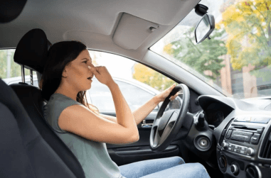 musty smell in car
