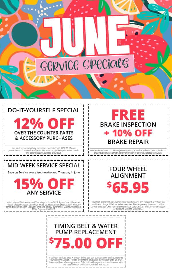 June Service Specials