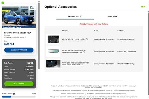 Subaru Accessories