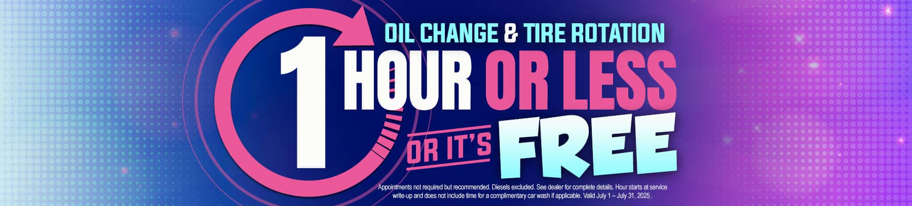 One Hour Oil Change