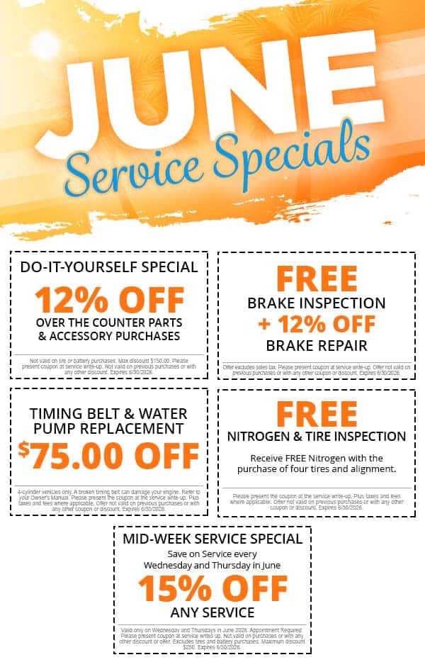 June Service Specials